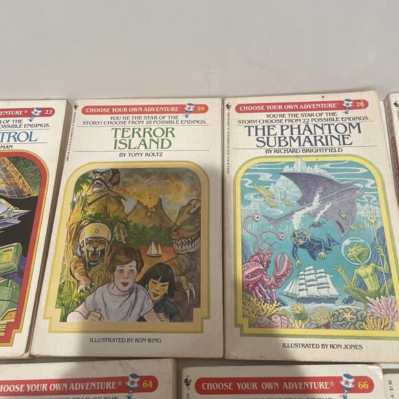 Lot Of 7 Choose Your Own Adventure S. by Various Authors From The 1980s - Picture 5 of 9